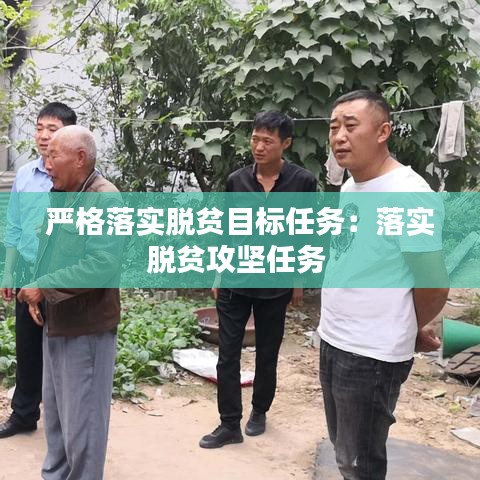 嚴(yán)格落實(shí)脫貧目標(biāo)任務(wù)：落實(shí)脫貧攻堅(jiān)任務(wù) 