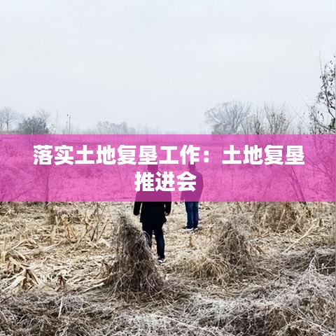 落實(shí)土地復(fù)墾工作：土地復(fù)墾推進(jìn)會(huì) 
