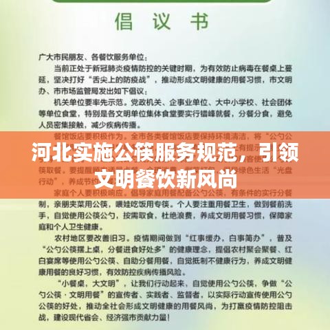 河北實施公筷服務(wù)規(guī)范，引領(lǐng)文明餐飲新風尚