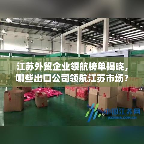 江蘇外貿(mào)企業(yè)領(lǐng)航榜單揭曉，哪些出口公司領(lǐng)航江蘇市場？