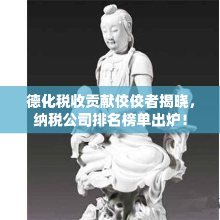 德化稅收貢獻佼佼者揭曉，納稅公司排名榜單出爐！