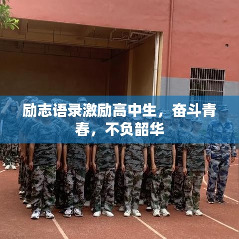 勵(lì)志語(yǔ)錄激勵(lì)高中生，奮斗青春，不負(fù)韶華