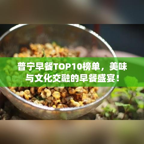 普寧早餐TOP10榜單，美味與文化交融的早餐盛宴！