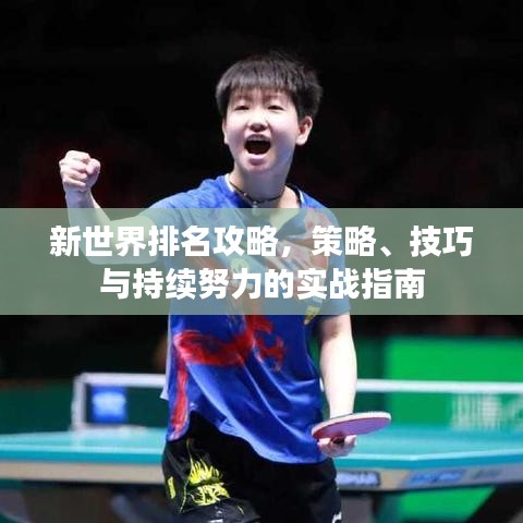 新世界排名攻略，策略、技巧與持續(xù)努力的實(shí)戰(zhàn)指南