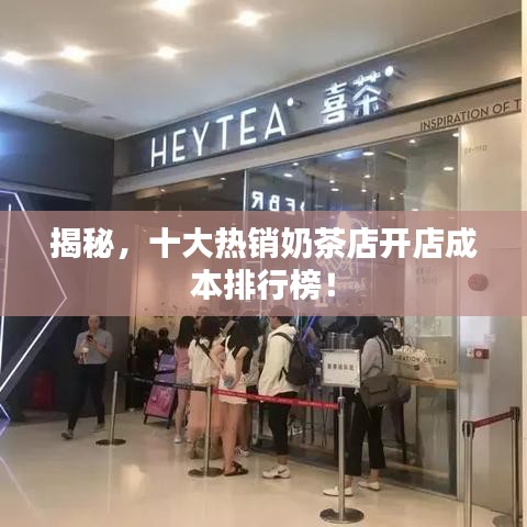 揭秘，十大熱銷奶茶店開店成本排行榜！