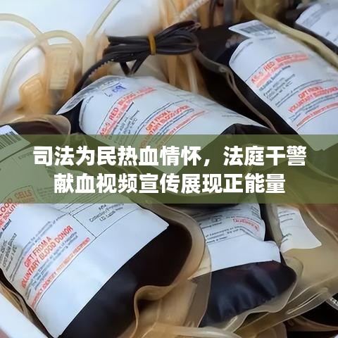 司法為民熱血情懷，法庭干警獻(xiàn)血視頻宣傳展現(xiàn)正能量