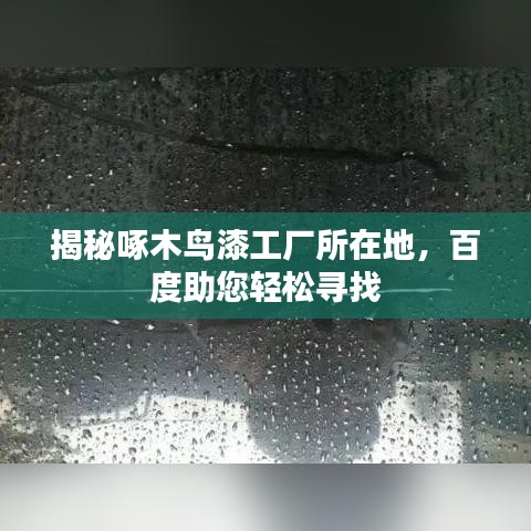 揭秘啄木鳥漆工廠所在地，百度助您輕松尋找