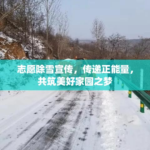 志愿除雪宣傳，傳遞正能量，共筑美好家園之夢(mèng)