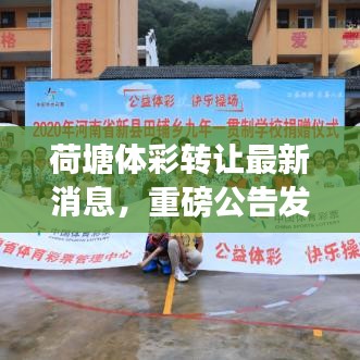 荷塘體彩轉(zhuǎn)讓最新消息，重磅公告發(fā)布！